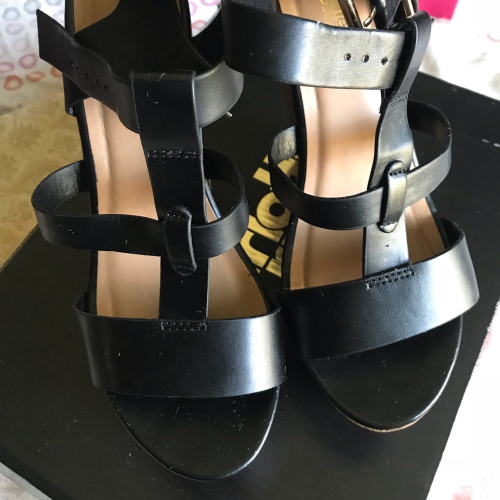 Black wedges from Charlotte Russe